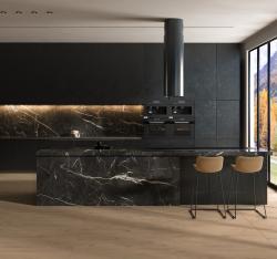 Kütahya Seramik 160x320 Nero Marquina Parlak Rektifiye 12 MM