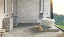 Kütahya Seramik 60x120 Terra Stone Gri Rektifiye Lappato